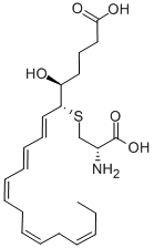 CAS#: 79695-14-0, (5S,6R,7E,9E,11Z,14Z,17Z)-6-(2-Amino-3-Hydroxy-3-Oxopropyl)Sulfanyl-5-Hydroxyicosa-7,9,11,14,17-Pentaenoic Acid