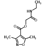 CAS#: 796982-49-5, 2-(Ethylamino)-2-oxoethyl 3,5-dimethyl-1,2-oxazole-4-carboxylate