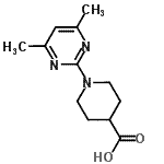 CAS 登录号：797028-97-8， 1-(4,6-二甲基-2-嘧啶基)-4-哌啶羧酸
