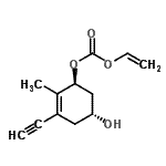 CAS#: 797037-94-6, (1S,5R)-3-Ethynyl-5-hydroxy-2-methyl-2-cyclohexen-1-yl vinyl carbonate