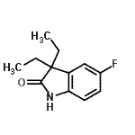 CAS#: 797052-03-0, 3,3-Diethyl-5-fluoro-1,3-dihydro-2H-indol-2-one