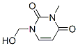 CAS 登录号：79719-30-5， 1-(羟基甲基)-3-甲基嘧啶-2,4-二酮