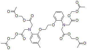 CAS#: 79735-36-7, Acetyloxymethyl 2-[[2-(Acetyloxymethoxy)-2-Oxoethyl]-[2-[2-[2-[Bis[2-(Acetyloxymethoxy)-2-Oxoethyl]Amino]Phenoxy]Ethoxy]-4-Methylphenyl]Amino]Acetate