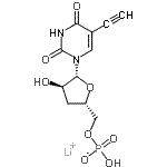 CAS 登录号：79762-80-4， 锂3'-脱氧-5-乙炔基-5'-O-(羟基膦酸)尿苷