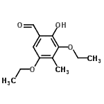 CAS#: 797762-96-0, 3,5-Diethoxy-2-hydroxy-4-methylbenzaldehyde