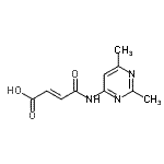 CAS#: 797781-10-3, (2E)-4-[(2,6-Dimethyl-4-pyrimidinyl)amino]-4-oxo-2-butenoic acid
