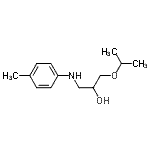 CAS#: 797789-32-3, 1-Isopropoxy-3-[(4-methylphenyl)amino]-2-propanol