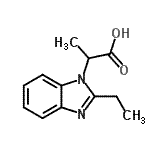 CAS#: 797809-16-6, 2-(2-Ethyl-1H-benzimidazol-1-yl)propanoic acid