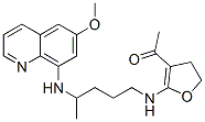 CAS 登录号：79781-00-3， (3E)-3-[1-[4-[(6-甲氧基喹啉-8-基)氨基]戊基氨基]亚乙基]四氢呋喃-2-酮