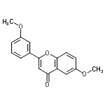 CAS#: 79786-40-6, 6-Methoxy-2-(3-methoxyphenyl)-4H-chromen-4-one