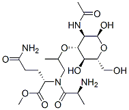 CAS#: 79787-27-2, Methyl (2R)-2-[[(2S)-2-[2-[(2S,3R,4R,5S,6R)-3-Acetamido-2,5-Dihydroxy-6-(Hydroxymethyl)Oxan-4-Yl]Oxypropanoylamino]Propanoyl]Amino]-5-Amino-5-Oxopentanoate