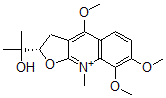CAS 登录号：79808-98-3， 2-[(2S)-4,7,8-三甲氧基-9-甲基-2,3-二氢呋喃并[5,4-b]喹啉-9-鎓-2-基]丙-2-醇