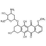 CAS 登录号：79815-15-9， 3,5,12-三羟基-10-甲氧基-6,11-二氧代-1,2,3,4,6,11-六氢-1-并四苯基3-氨基-2,3,6-三脱氧吡喃己糖苷