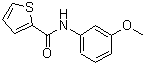 CAS 登录号：79822-81-4， N-(3-甲氧基苯基)-2-噻吩甲酰胺