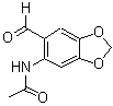CAS 登录号：79835-12-4， N-(6-甲酰基-苯并[1,3]二氧杂环戊烯-5-基)-乙酰胺