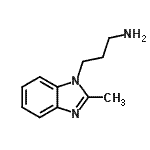 CAS 登录号：79837-02-8， 3-(2-甲基-1H-苯并咪唑-1-基)-1-丙胺