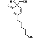 CAS 登录号：798553-79-4， 6-乙基-3-己基-6-甲基-2,4-环己二烯-1-酮
