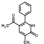 CAS 登录号：798555-49-4， 5-乙酰基-3-甲基-6-苯基-2(1H)-吡啶酮