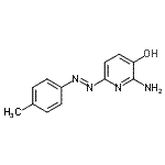CAS#: 798575-25-4, 2-Amino-6-[(E)-(4-methylphenyl)diazenyl]-3-pyridinol