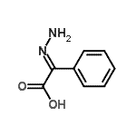 CAS#: 79878-65-2, (2E)-Hydrazono(phenyl)acetic acid