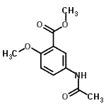CAS 登录号：79893-19-9， 甲基5-乙酰氨基-2-甲氧基苯甲酸酯