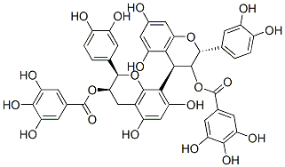 CAS#: 79907-44-1, [(2R,3R,4R)-2-(3,4-Dihydroxyphenyl)-4-[(2R,3R)-2-(3,4-Dihydroxyphenyl)-5,7-Dihydroxy-3-(3,4,5-Trihydroxybenzoyl)Oxy-Chroman-8-Yl]-5,7-Dihydroxy-Chroman-3-Yl] 3,4,5-Trihydroxybenzoate
