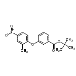 CAS 登录号：799242-32-3， 叔-丁基3-(2-甲基-4-硝基-苯氧基)苯甲酸酯