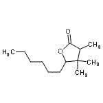 CAS#: 799268-18-1, 5-Hexyl-3,4,4-trimethyldihydro-2(3H)-furanone