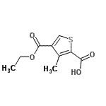 CAS#: 799283-87-7, 4-(Ethoxycarbonyl)-3-methyl-2-thiophenecarboxylic acid