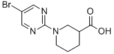 CAS 登录号：799283-93-5， 1-(5-溴嘧啶-2-基)哌啶-3-羧酸