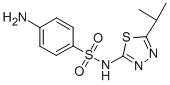 CAS#: 80-34-2, 2-Sulfanilamido-5-isopropylthiadiazole