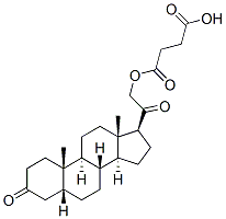 CAS 登录号：80-96-6， 21-羟基-5beta-孕甾烷-3,20-二酮 21-(琥珀酸氢酯)