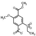 CAS 登录号：80036-90-4， 甲基5-(乙基磺酰基)-2-甲氧基-4-硝基苯甲酸酯