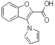 CAS#: 80066-99-5, 3-(1H-Pyrrol-1-yl)-1-benzofuran-2-carboxylic acid