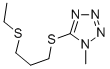 CAS#: 80086-97-1, 5-((3-(Ethylthio)Propyl)Thio)-1-Methyl-1H-Tetrazole