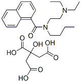 CAS 登录号：80095-31-4， N-丁基-N-[2-(二乙胺)乙基]-1-萘甲酰胺柠檬酸盐