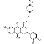 CAS#: 80108-14-1, (1E)-7-Chloro-3-(3,4-dichlorophenyl)-10-hydroxy-1-{[3-(4-methyl-1-piperazinyl)propyl]imino}-1,3,4,10-tetrahydro-9(2H)-acridinone