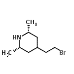 CAS#: 801159-41-1, (2R,6S)-4-(2-Bromoethyl)-2,6-dimethylpiperidine