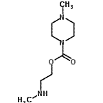 CAS#: 801174-08-3, 2-(Methylamino)ethyl 4-methyl-1-piperazinecarboxylate