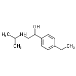 CAS 登录号：801186-96-9， 1-(4-乙基苯基)-2-(异丙基氨基)乙醇
