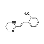 CAS 登录号：801195-65-3， 2-[(E)-2-(2-甲基苯基)乙烯基]-1,4,5,6-四氢嘧啶