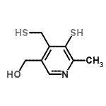 CAS#: 801201-91-2, [6-Methyl-5-sulfanyl-4-(sulfanylmethyl)-3-pyridinyl]methanol