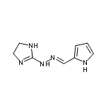 CAS#: 801206-57-5, 2-[(2E)-2-(1H-Pyrrol-2-ylmethylene)hydrazino]-4,5-dihydro-1H-imidazole