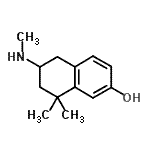CAS#: 801211-79-0, 8,8-Dimethyl-6-(methylamino)-5,6,7,8-tetrahydro-2-naphthalenol