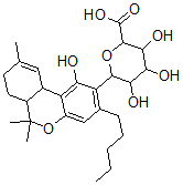 CAS 登录号：80128-71-8， 4'-(beta-D-吡喃葡萄糖基糖醛酸)-delta(1)-四氢大麻酚