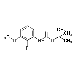 CAS#: 801281-99-2, 2-Methyl-2-propanyl (2-fluoro-3-methoxyphenyl)carbamate
