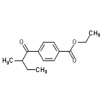 CAS 登录号：801303-26-4， 乙基4-(2-甲基丁酰基)苯甲酸酯