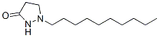 CAS 登录号：80168-39-4， 1-(正癸基)-3-吡唑烷酮