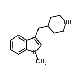 CAS#: 801979-86-2, 1-Methyl-3-(4-piperidinylmethyl)-1H-indole