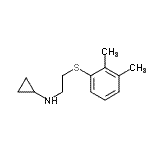 CAS#: 801984-90-7, N-{2-[(2,3-Dimethylphenyl)sulfanyl]ethyl}cyclopropanamine